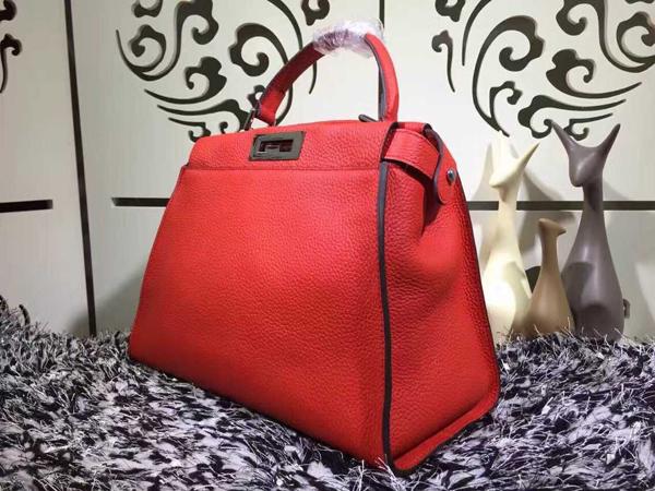 フェンディ コピー FENDI ★人気 SELLERIA PEEKABOO レギュラーサイズ Red 8BN290Q0JF0N7A